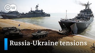 Russia withdraws troops from Ukraine border  DW News [upl. by Akihdar]