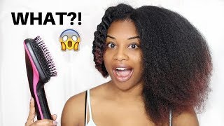 I CANT BELIEVE THIS BLOWDRYER BRUSH  Revlon One Step Hairdryer Review  Journeytowaistlength [upl. by Lathan]