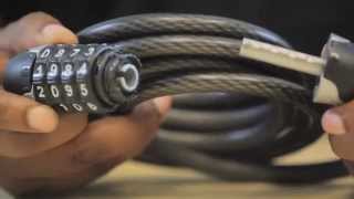 How to reset a Kryptonite Combo Cable [upl. by Player]