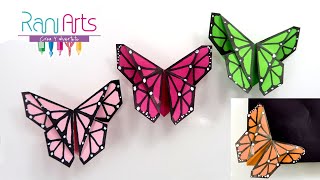 MARIPOSA ORIGAMI marcapáginas  DIY  ORIGAMI BUTTERFLY bookmark [upl. by Zailer]