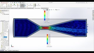 Venturimeter Flow Simulation in Solidworks for beginners [upl. by Saba]