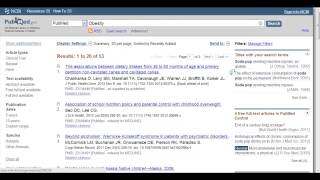 Searching PubMed with Keywords [upl. by Aramaj]