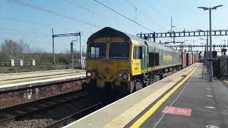 Trains at Didcot Parkway GWML 260322 [upl. by Ikkiv]