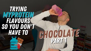 All MyProtein Chocolate Whey Protein Tasted Part 1 [upl. by Gawain]