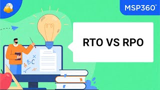 RTO vs RPO Definition and Practical Usage Guide [upl. by Erodisi]