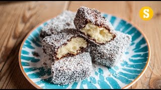 Chocolate Lamingtons Recipe upside down [upl. by Aklim]