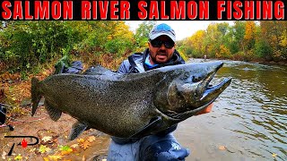 Salmon Fishing New Yorks World Famous Salmon River [upl. by Coshow]