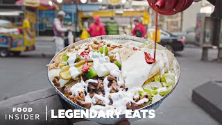 The Halal Guys Chicken And Gyro Platter Is NYC’s Most Legendary Street Food  Legendary Eats [upl. by Gabe874]