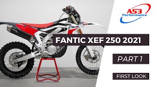 Fantic XEF 250 2021 Enduro Bike Part 1  First look [upl. by Barthol]