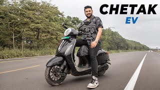 I Tried BAJAJ CHETAK  EV Model [upl. by Buhler]