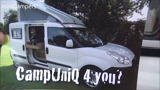 Fiat Doblo CAMPUNIQ  Mini Camper 2018 [upl. by Jacinthe]