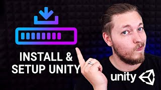 HOW TO INSTALL amp SETUP UNITY 🎮  Getting Started With Unity  Learn Unity For Free [upl. by Heringer]