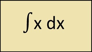 How to solve the Integral of xdx [upl. by Shiri]