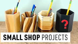 DIY Pencil Holders 4 Ways  How To Make Wood Pencil Holders [upl. by Leaw623]