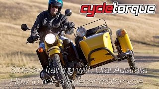 Sidecar Training  How to ride a sidecar motorcycle Ural Sidecars [upl. by Amalee]