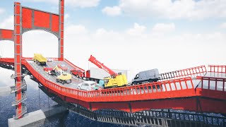 Collapsing Bridge with Traffic  Teardown [upl. by Buddy]