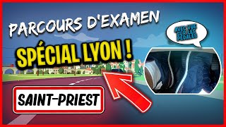 PARCOURS DEXAMEN SAINT PRIEST  PERMIS 2021 🚗💨 [upl. by Unhsiv]