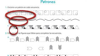 Aprendo en línea  Matemática  3° Básico  Patrones [upl. by Carena]