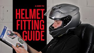 Motorcycle Helmet Fitting Guide  Sizing amp Fit [upl. by Nosahc]