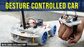 Hand Gesture Controlled Car Using Arduino🤜🚗 [upl. by Peri539]