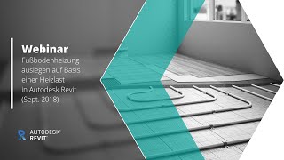 Fussbodenheizung auslegen mit liNear in Autodesk Revit [upl. by Takashi603]