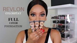 Revlon Colorstay Full Cover Foundation Review  GIVEAWAY  MIHLALI N [upl. by Assillam]