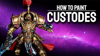 How to Paint Custodes [upl. by Ityak967]