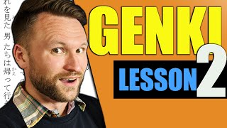 【N5】Genki 1 Lesson 2 Japanese Grammar Made Clear [upl. by Paff503]