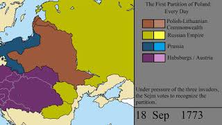 The Partitions of Poland Every Day [upl. by Grete145]