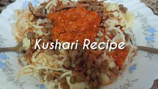 HOW TO MAKE KOSHARIEGYPTIAN KUSHARY RECIPEMARS GAMBOA [upl. by Neibart]