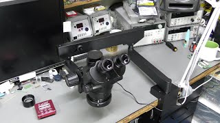 118  Affordable trinocular microscope for electronics [upl. by Elacim963]