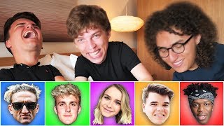 GUESS THE YOUTUBER CHALLENGE w Kwebbelkop And Jelly [upl. by Mohandis578]