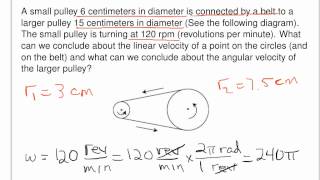 An Angular Velocity Problem [upl. by Ettezil]