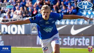 ERLING HÅLAND All Goals in Molde FK 6817  201018 [upl. by Ymaj]