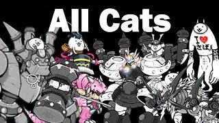 Battle Cats Cat Guide  All Cats [upl. by Campagna729]