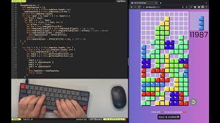 ASMR Programming  Coding Tetris  No Talking [upl. by Amsden]