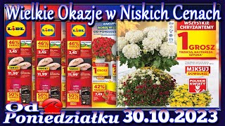 Lidl Nowa Gazetka Promocyjna od Poniedziałku 30102023 Najlepsze Okazje W Niskich Cenach [upl. by Aennil]