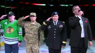 Awesome National Anthem at United Center 61513 [upl. by Dlaner]