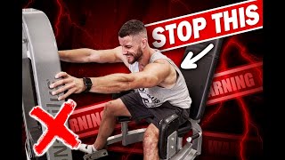 How to PROPERLY Use the Abductor amp Adductor Machine [upl. by Atnohsal]