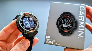 Garmin Instinct 3  Unboxing amp Full REVIEW [upl. by Forelli768]