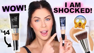 NEW HOLY GRAIL FOUNDATION ELF CAMO CC CREAM REVIEW amp WEAR TEST I AM SHOCKED [upl. by Till]