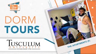 Dorm Tours  Tusculum University  The Apartments F [upl. by Ynatirb204]