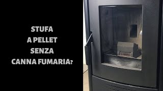 Stufa a PELLET senza canna fumaria Esiste [upl. by Araj]