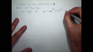 Nonhomogeneous 2ndorder differential equations [upl. by Ahsitaf]