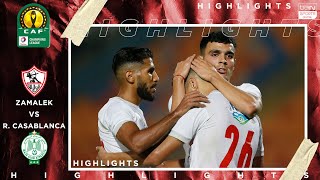 Zamalek 4  1 Raja Casablanca  HIGHLIGHTS amp GOALS 11042020 [upl. by Akemak]