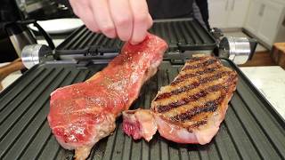 Simple Steak Recipe Electric Grill [upl. by Alol]