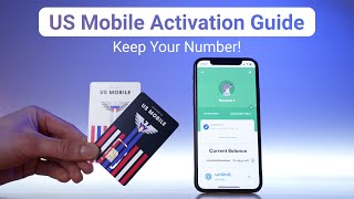 US Mobile Activation Guide  Keep Your Number [upl. by Telfer]