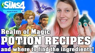 Sims 4 Realm of Magic collect all potion ingredients NOW [upl. by Karylin479]