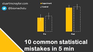 Ten Statistical Mistakes in 5 Min [upl. by Elga]