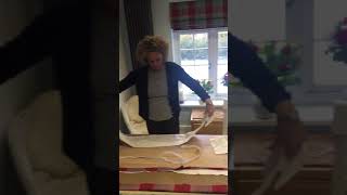 How to make a buckram pelmet part 1 [upl. by Renaud963]